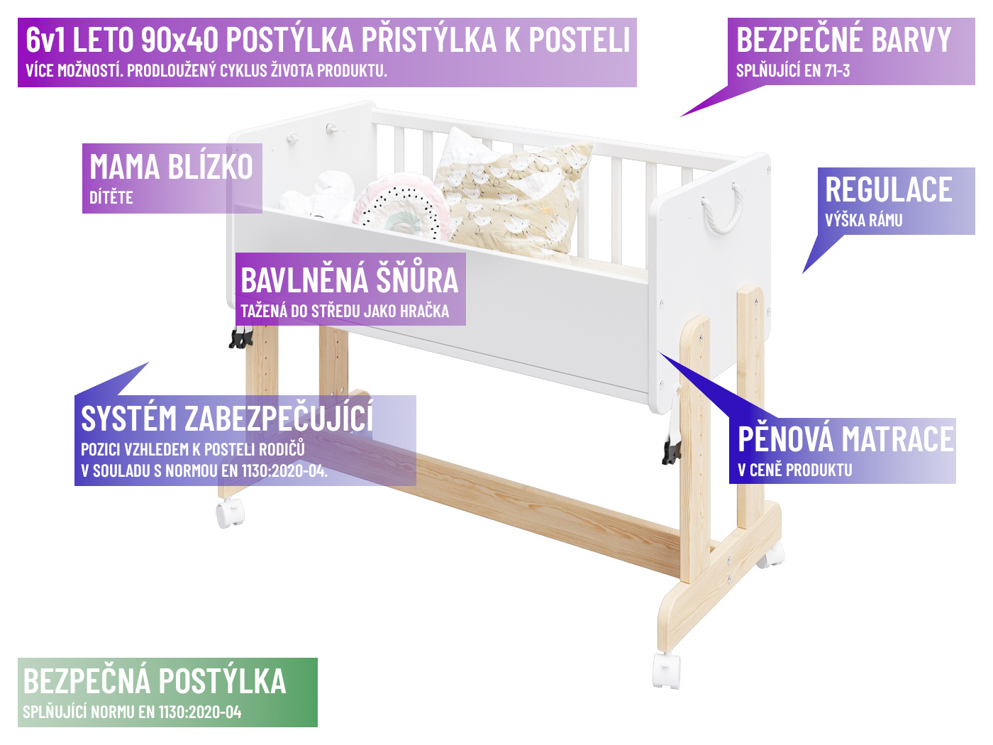 6v1 Leto 90x40 POSTÝLKA